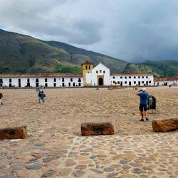 Villa de Leyva, größter Stadtplatz in Columbien