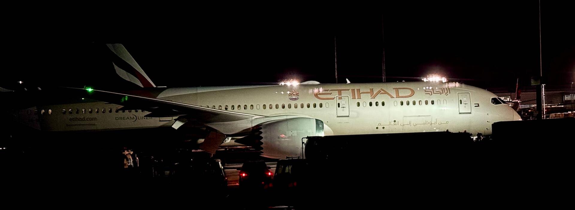 As we taxied to our gate, we spotted our plane!