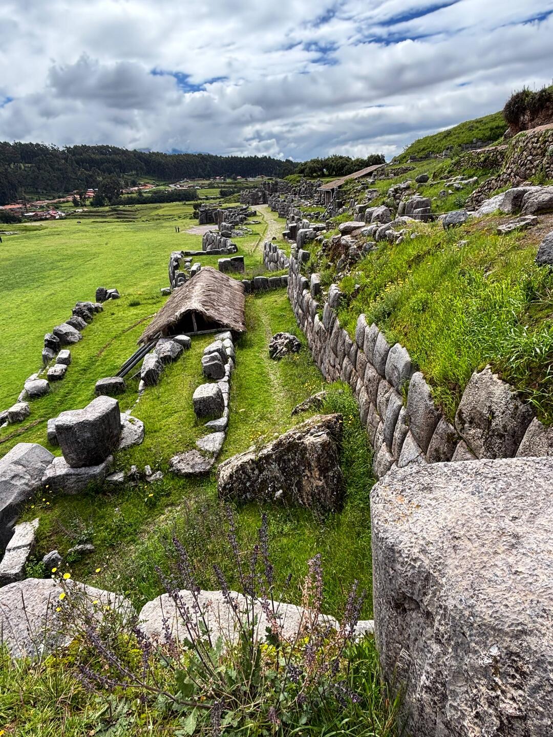 The ruins above the city