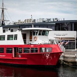 Utflyktsbåten, ser lite lustig ut men var bra