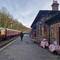 Shakerstone Station on the Battlefield Line. The tearooms are on the right