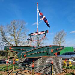 The original pump beams used to supply fresh water to Snarestone and the surrounding area.