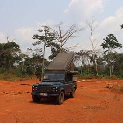 Am Nachmittag finde ich einen schönen Stellplatz...