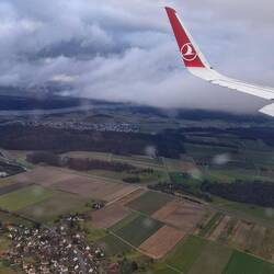 Anflug Zürich