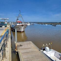 Kleiner Hafen am Río Piedras.