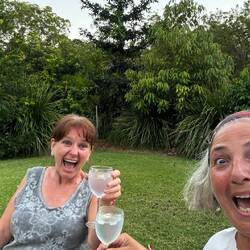 Two crazy aunties! 😂😂😂
