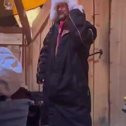 Singing a traditional Sami Joik