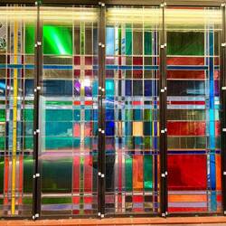 Glaskunst ved Dunedin Public Library