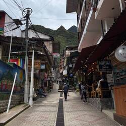 Machu Picchu village is a half hour from the Unesco site