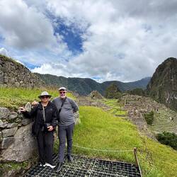 As you climb up, more and more of the site is revealed