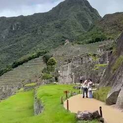 There was an obelisk in the centre that a former president had cut to allow for a helicopter to land