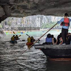 Entering Hidden Cave
