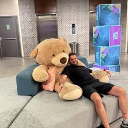 Im Hotel dann noch einen Bären gefunden 😜