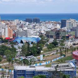 Blick auf Taitung vom Stadtberg