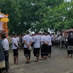 The cremation ceremony!