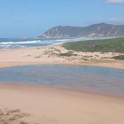 Looking down on the "mouth'