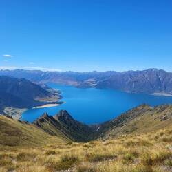 Der alleinige Star des Bildes: Lake Hāwea
