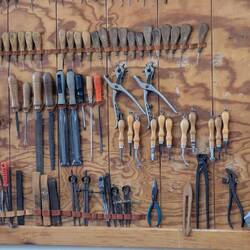 Die Werkzeuge der Sattler