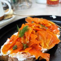 Fermentierte Karrotten im Lachs-Style mhmm gut für den Magen