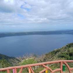 Caldera des alten, inaktiven Vulkan