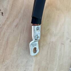 Keine Passende Zange zum Crimpen gehabt --> Mit Durchschlägen gecrimpt