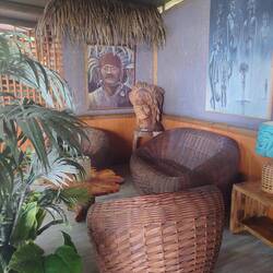Outside lounge area hanga roa