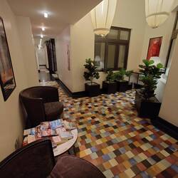 Luciano k hotel reading area