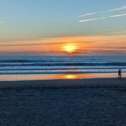 Sonnenuntergang am Atlantik