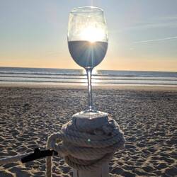 Warten auf den Sonnenuntergang