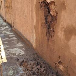 Mud walls are fine until you get a lot of rain.