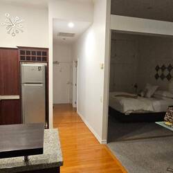 The perfect size. One bedroom, kitchen and living room with a view