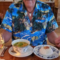 Our curried chicken and Cordon Blue balls!