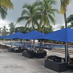 The hotel has 7 pools.