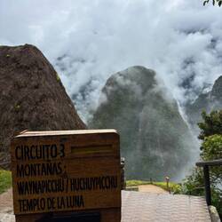 Arriving at the site in the morning means more cloud cover