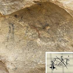 Takiroa Maori Rock Drawings