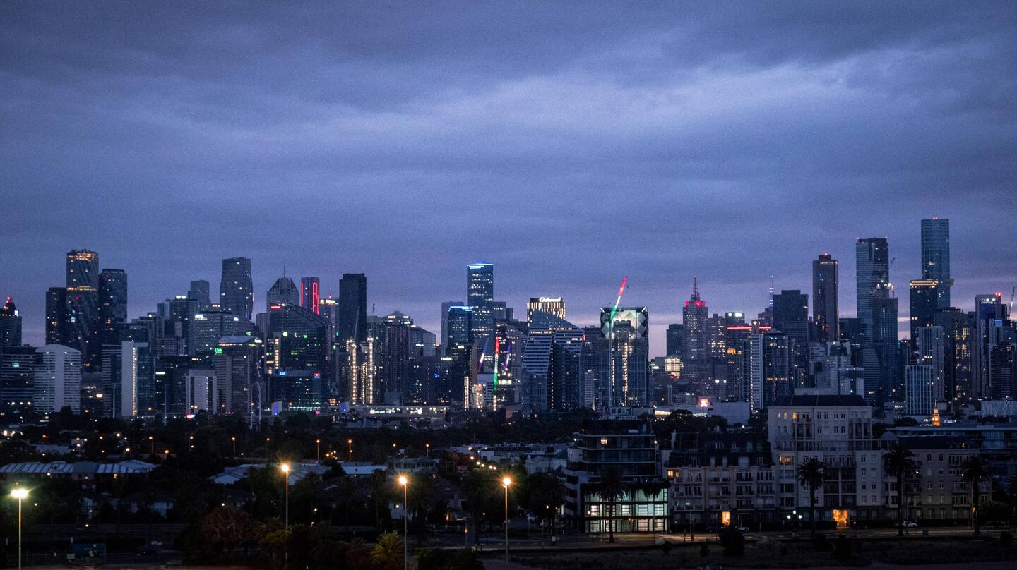Melbourne i gryningen