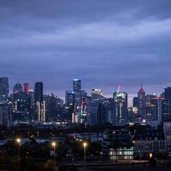 Melbourne i gryningen