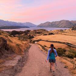 The way down was almost as hard as the way up. Our knees were feeling it!