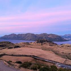 The sunset just kept getting better!