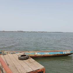 Mit dem Boot sind wir hergekommen