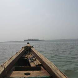 Es geht direkt nach Bunce Island - einer ehemaligen Station des Sklavenhandels
