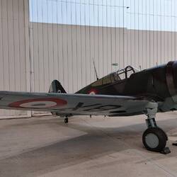 Curtiss Hawk 75 (G-GCVH); built in the USA and used in the Battle of France