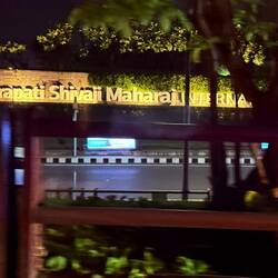 Leaving the Chhatrapati Shivaji Airport