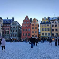 Die berüemte bunte Husfassade
