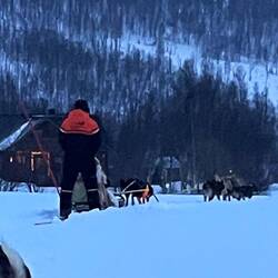 Ron & Shannon were in front of us