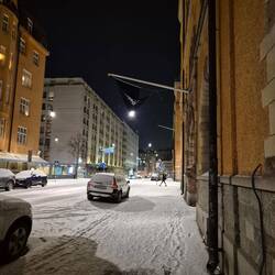 Auf dem Heimweg zum Hotel