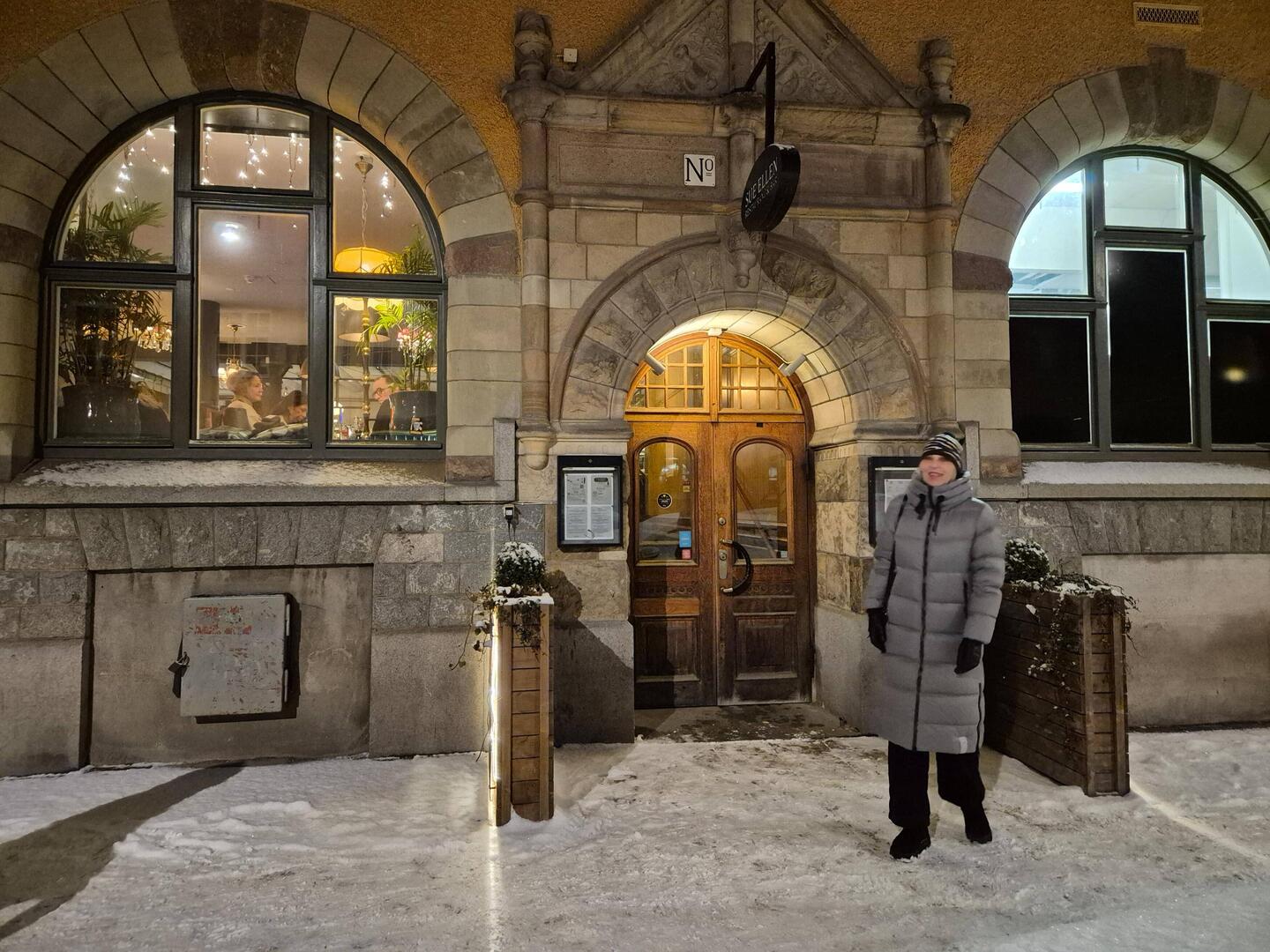 Vor unserem Abendrestaurant