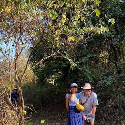 Wolfgang und unsere Kreuzfahrtchefin Aroun