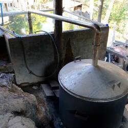 Der Reiskocher....aber für den Reisschnaps