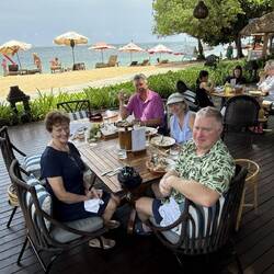 Our view from our table!